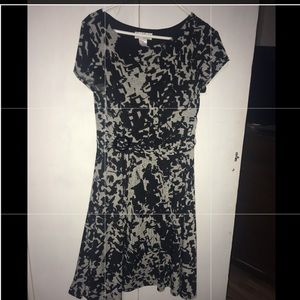 Grey and black dress